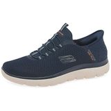 Skechers Erkek Summits High Range spor ayakkabı, Lacivert File Süsleme, 43 EU