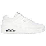 Skechers Erkek UNO mahkeme spor ayakkabısı, Beyaz, 45 EU