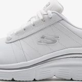 Skechers Fashion Fit-Effortless Memory Foam Leather Sneaker White Hafızalı Taban Hakiki Deri Kadın Spor Ayakkabı Beyaz