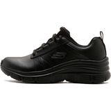 Skechers Fashion Fit-Effortless Memory Foam Leather Womens Sneaker Black Hafızalı Taban Deri Kadın Günlük Spor Ayakkabı Siyah