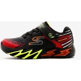 Skechers Flex - Glow Bolt Büyük Erkek Çocuk Siyah/Kirmizi Işıklı Spor Ayakkabı 400138L Bkrd - Siyah - Kırmızı
