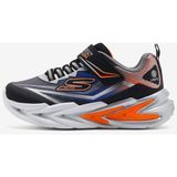Skechers Flexglow Ultra Büyük Erkek Çocuk Siyah Işıklı Spor Ayakkabı 400139L Bksl - Siyah - Gümüş