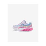 SKECHERS Flutter Heart Lights - Groovy Swirl 303253N Işıklı Ortopedik Çocuk Spor Ayakkabı LİLA