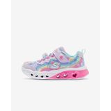 Skechers Flutter Heart Lights - Groovy Swirl Büyük Kız Çocuk Lavanta Işıklı Spor Ayakkabı 303253l Lvaq Lavanta