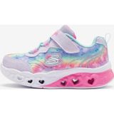 Skechers Flutter Heart Lights - Groovy Swirl Küçük Kız Çocuk Lavanta Işıklı Spor Ayakkabı 303253n Lvaq