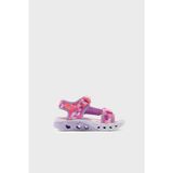 Skechers Flutter Hearts Sandal-Blurry Love Desenli Cırtl Cırtlı Kız Çocuk Sandalet 303110L PKLV Pembe-Lavanta