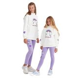 Skechers G Heavy Weight Fleece Suit Track Suit Kız Çocuk Gs Offwhite Eşofman Takımı