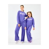 SKECHERS G Lw Fleece Crewneck Sweatshirt Büyük Kız Çocuk Mor Sweatshirt SK2520080-3996