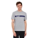 Skechers Graphic T-Shirt M Short Sleeve Erkek Gri Melanj Tshirt