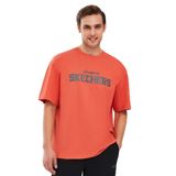 Skechers Graphic T-Shirt M Short Sleeve Erkek Kırmızı Tshirt