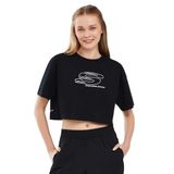 Skechers Graphic W Short Sleeve Siyah Kadın T-shirt