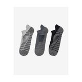 SKECHERS Gri Spor Çorap 3'lü Paket, 10-13, S119006H-039, grey, erkek