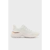 Skechers Hazel Logolu Metalik Detaylı Kalın Taban Sneaker Ayakkkabı Bayan Ayakkabı 177575 WHT BEYAZ