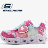 Skechers Heart Lights-Lovin Reflection 302693N Işıklı Ortopedik Çocuk Spor Ayakkabı