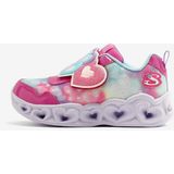 Skechers Heart Lights - Lovin Reflection Küçük Kız Çocuk Pembe Işıklı Spor Ayakkabı 302693N Pktq