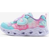 Skechers Heart Lights-Lovin Reflection Küçük Kız Çocuk Turkuaz/lavanta Işıklı Spor Ayakkabı 302693N Tqlv - Turkuaz - Lavanta
