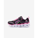 Skechers Heart Lights - Retro Hearts Büyük Kız Çocuk Siyah Işıklı Spor Ayakkabı 302689l Bkmt Siyah