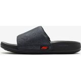 Skechers Hyper Slide - Topographic Erkek Gri Terlik 229137 Slt - Gümüş - Camgöbeği