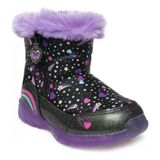 Skechers İllumi-Brights Küçük Kız Çocuk Siyah Işıklı Bot