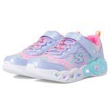 Skechers Infinite Heart Lights Kız Çocuk Yürüyüş Ayakkabısı, 28 EU, 303261L, Mor/Pembe, Kız çocuk