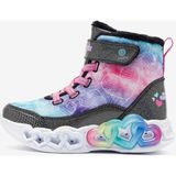 SKECHERS Infinite Heart Lights - Lovin Hearts Büyük Kız Çocuk Siyah Işıklı Bot 303054L Bkmt