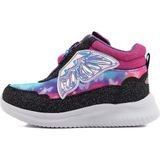 Skechers Jumpsters Kids Sneaker Bilekli Fermuarlı Işıklı Günlük Çocuk Spor Ayakkabı Pembe-Siyah - Pembe - Siyah
