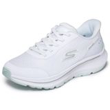 Skechers Kadın Go Run Consistent 2.0 Captiva Eller Serbest Slip-ins Spor Ayakkabı, Beyaz/Açık Mavi, 39 EU