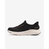 Skechers Kadın Kontur Köpük-Rahat Fit Altın Saat Eller Serbest Slip-ins Sneaker, siyah altın yükseldi, 40 EU