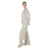 Skechers Kadın W Soft Touch Wide Leg Sweatpant Eşofman Altı Taş M