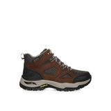 Skechers Kahverengi-Siyah Erkek Deri - Kumaş Outdoor Bot 204628 OLBR