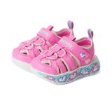 Skechers Kız Çocuk Spor Sandalet, 26 EU, 303162N-PKLP, Pembe, Kız çocuk