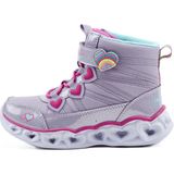 Skechers Lights-Sweet Styling Kids Sneaker Işıklı Bilekli Lastik Bağcıklı Cırtlı Günlük Çocuk Ayakkabısı Mor