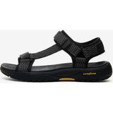 Skechers Lomell - Rip Tide Siyah Sandalet 204351 Bkgy Kaymaz Taban ile Spor ve Plaj Kullanımı İçin İdeal