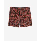 Skechers M 5 Inch Allover Print Swimshort Erkek Siyah Deniz Şortu S241113-001 Siyah