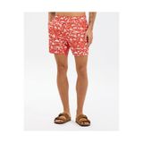 SKECHERS M 7 Inch Swimshort Deniz Şortu, S, S2610132-0120, kırmızı, Erkek