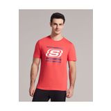 SKECHERS M Big Logo T-Shirt Erkek Red Tshirt S212949-600