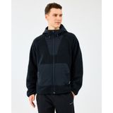 Skechers M Comfort Hoodie Sherpa Jacket Erkek Siyah Mont S2520131-3817 - L