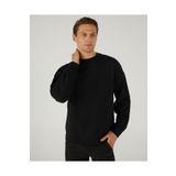 Skechers M Essential Crew Neck Sweatshirt SİYAH Erkek Sweatshirt