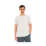 SKECHERS M Essential T-Shirt Erkek, Off White, S Beden