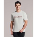 Skechers M Graphic Tee Big Logo T-Shirt Erkek Stone Tshirt