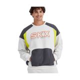 Skechers M LW Fleece Crew Neck Sweatshirt Erkek Gri Sweatshirt