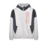 Skechers M LW Fleece Full Zip Hoodie Sweatshirt Erkek Gri Fermuarlı Eşofman Üstü