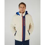 Skechers M Outdoor Fleece Full Zip Sherpa Erkek Offwhite Mont S242039-102 Beyaz