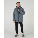 Skechers M Outerwear Coated Jacket Erkek Gri Mont S242049-003 - L