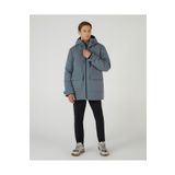 SKECHERS M Outerwear Coated Jacket Erkek Gri Mont S242049-003