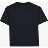 Skechers M Oversize Essential Heavy T-Shirt Erkek Siyah Polo Yaka Tshirt S2620191-3817