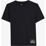 Skechers M Regular Box Logo T-Shirt Erkek Siyah Tshirt S2620057-3817 - XL