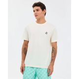 Skechers M Regular T-Shirt Erkek Beyaz Tshirt S2610117-3855 - XL