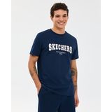 SKECHERS M Regular T-Shirt Erkek Lacivert Tshirt S2610122-0505