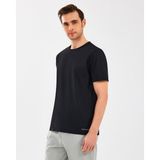 SKECHERS M Sorona Regular T-Shirt Erkek Siyah Tshirt S2510210-001